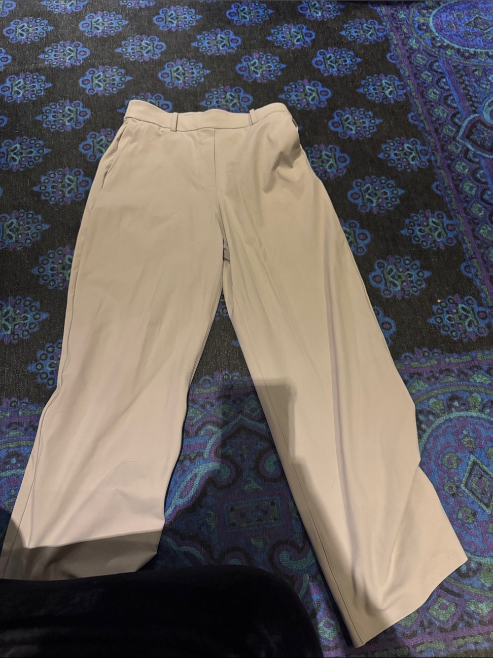 lululemon athletica Women's Light Beige Wide-Leg Trousers